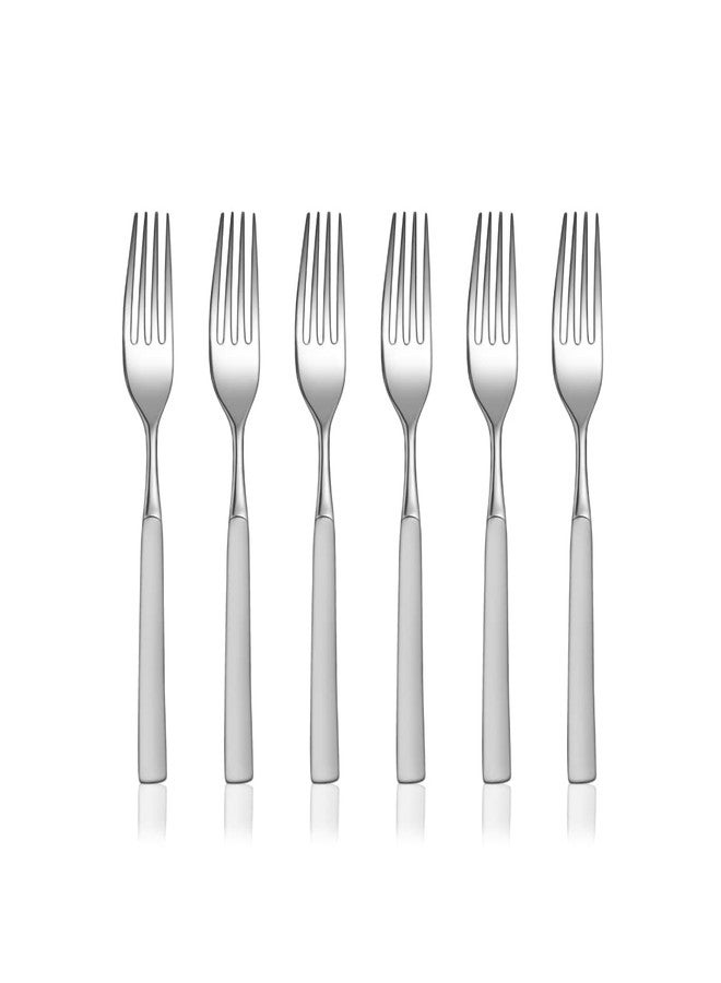 Shri & Sam Stainless Steel Jewel Cutlery Set (6 Pieces Desert Fork) - Image 1